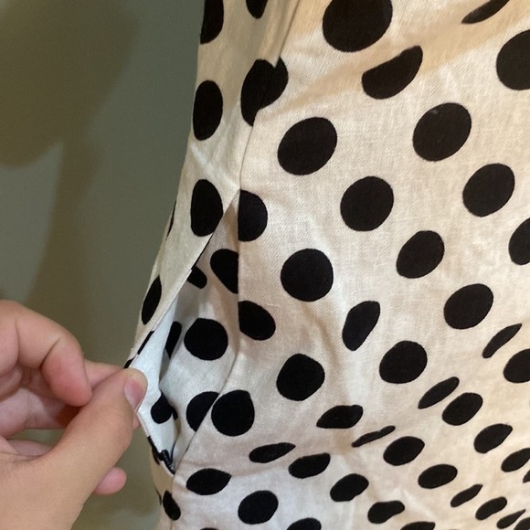 Lisa Marie Fernandez Polka Dot One Shoulder Ruffle Mini Dress - Picture 10 of 14